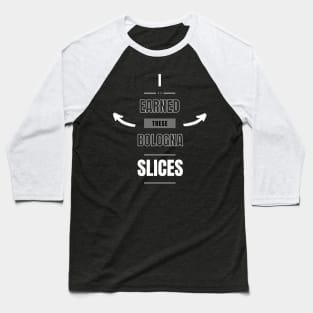 Bologna Slices Front Baseball T-Shirt